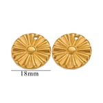 Colore oro / 1 pezzo alla moda stile semplice forma geometrica in acciaio inossidabile placcato Colore oro  ciondolo da donna Immagine10